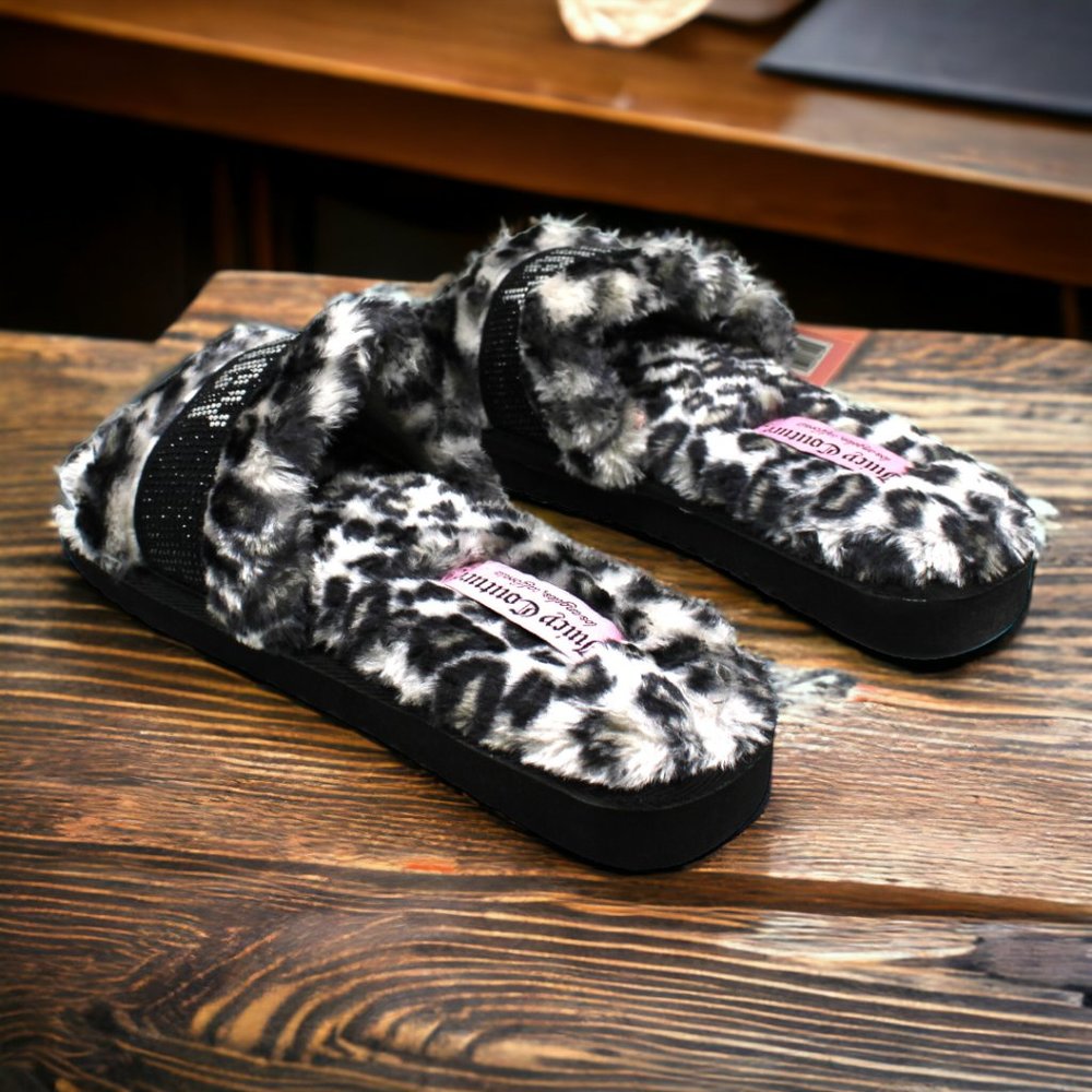 Juicy Couture Halo Women's Faux-Fur Slippers - Picture 7 of 7